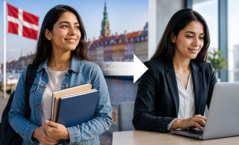 Skift fra studietilladelse til arbejdstilladelse: Trin for trin